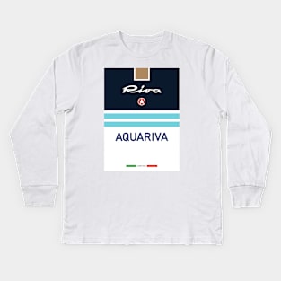 Aquariva Riva Aquarama Italy Italia Riviera Monaco Kids Long Sleeve T-Shirt